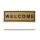 relaxdays Kokosmatte Welcome braun 25,0 x 75,0 cm  ( 10016749_0 )
