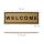 relaxdays Kokosmatte Welcome braun 25,0 x 75,0 cm  ( 10016749_0 )