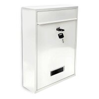 relaxdays Briefkasten Design 10017415_49 weiß  (...
