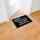 relaxdays Kokosmatte Meine Wohnung schwarz 40,0 x 60,0 cm  ( 10019014_0 )