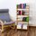 relaxdays Bücherregal Bambus braun 57,0 x 31,0 x 120,0 cm, 1 St.