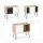 relaxdays Kommode, 10020348_0 braun 80,0 x 40,0 x 70,0 cm, 1 St.