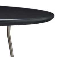 relaxdays Beistelltische-Set rund MDF-Platte grau, 2 St.