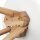 relaxdays Beistelltische-Set rund MDF-Platte weiß, 3 St.