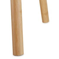 relaxdays Beistelltische-Set dreieckig abgerundet Holz weiß, 2 St.