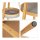 relaxdays Kleiderständer braun Holz 6 Haken 50,0 x 171,0 cm, 1 St.