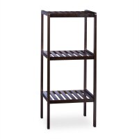relaxdays Badregal braun 34,5 x 33,0 x 80,0 cm