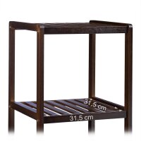 relaxdays Badregal braun 34,5 x 33,0 x 80,0 cm