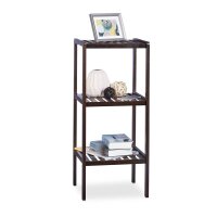 relaxdays Badregal braun 34,5 x 33,0 x 80,0 cm