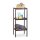relaxdays Badregal braun 34,5 x 33,0 x 80,0 cm