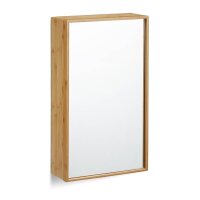 relaxdays Spiegelschrank braun 35,0 x 14,0 x 60,5 cm  (...