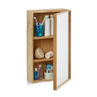 relaxdays Spiegelschrank braun 35,0 x 14,0 x 60,5 cm  ( 10021882_0 )