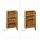 relaxdays Spiegelschrank braun 35,0 x 14,0 x 60,5 cm  ( 10021882_0 )