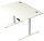 Kerkmann Move 2 Plus elektrisch höhenverstellbarer Schreibtisch weiß rechteckig, T-Fuß-Gestell weiß 120,0 x 80,0 cm