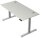 Kerkmann Move 2 Plus elektrisch höhenverstellbarer Schreibtisch lichtgrau rechteckig, T-Fuß-Gestell silber 160,0 x 80,0 cm