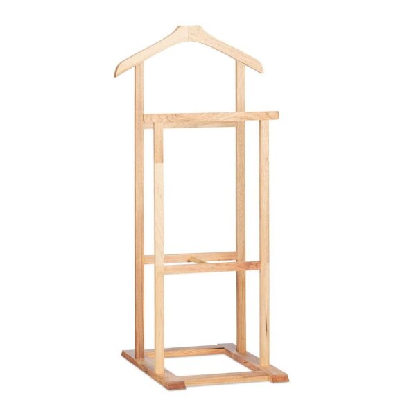 relaxdays Herrendiener braun Holz 47,0 x 102,0 cm, 1 St.