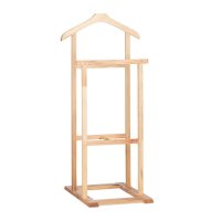 relaxdays Herrendiener braun Holz 47,0 x 102,0 cm, 1 St.
