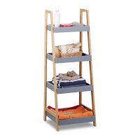 relaxdays Badregal braun 36,0 x 34,5 x 98,0 cm