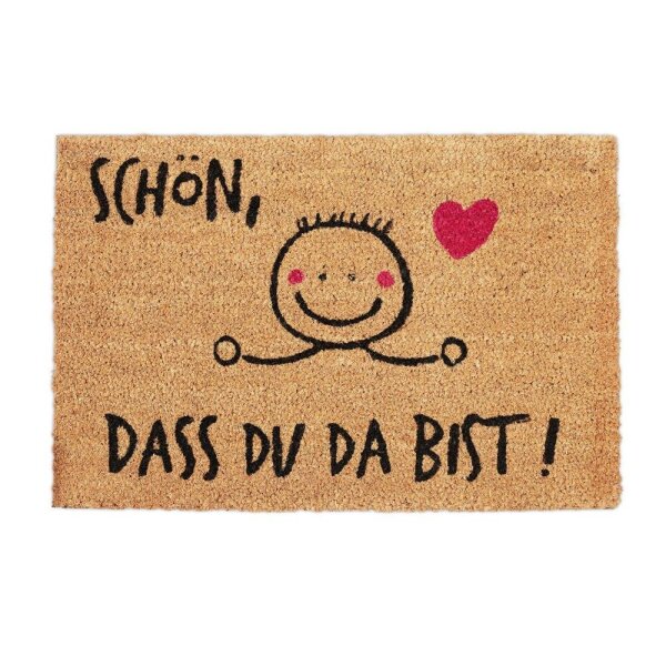 relaxdays Kokosmatte braun 40,0 x 60,0 cm