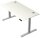 Kerkmann Move 2 Plus elektrisch höhenverstellbarer Schreibtisch weiß rechteckig, T-Fuß-Gestell silber 160,0 x 80,0 cm