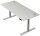 Kerkmann Move 2 Plus elektrisch höhenverstellbarer Schreibtisch lichtgrau rechteckig, T-Fuß-Gestell silber 180,0 x 80,0 cm