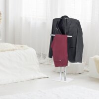 relaxdays Herrendiener silber Metall 49,0 x 106,0 cm, 1 St.