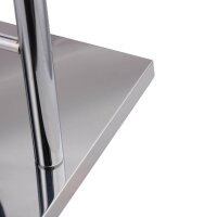 relaxdays Herrendiener silber Metall 49,0 x 106,0 cm, 1 St.