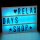 relaxdays LED Lightbox weiß