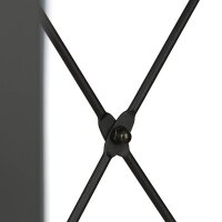 relaxdays Beistellregal braun, schwarz 50,0 x 35,0 x 180,0 cm, 1 St.