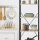 relaxdays Beistellregal braun, schwarz 50,0 x 35,0 x 180,0 cm, 1 St.
