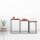 relaxdays Beistelltische-Set rechteckig Holz braun, 3 St.
