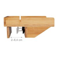 relaxdays Bettablage braun 32,5 x 27,0 cm, 1 St.