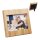 relaxdays  Bilderrahmen braun 16,5 x 15,5 cm, 1 St.