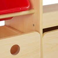 relaxdays Kinderregal Holzoptik 108,0 x 29,0 x 88,0 cm, 1 St.