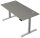 Kerkmann Move 2 Plus elektrisch höhenverstellbarer Schreibtisch grafit rechteckig, T-Fuß-Gestell silber 160,0 x 80,0 cm