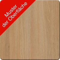Kerkmann Move 2 Plus elektrisch höhenverstellbarer Schreibtisch eiche hell rechteckig, T-Fuß-Gestell silber 160,0 x 80,0 cm