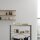 relaxdays Beistellregal braun, schwarz 95,0 x 35,0 x 80,0 cm, 1 St.