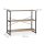 relaxdays Beistellregal braun, schwarz 95,0 x 35,0 x 80,0 cm, 1 St.