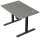 Kerkmann Move 2 Plus elektrisch höhenverstellbarer Schreibtisch grafit rechteckig, T-Fuß-Gestell anthrazit 120,0 x 80,0 cm