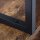 relaxdays Beistellregal braun/schwarz 73,0 x 30,0 x 136,0 cm, 1 St.