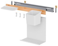tesa Küchen-Organizer Kombi Set S weiß 60,0 x 15,0 x 34,0 cm, 1 Set