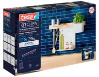 tesa Küchen-Organizer Kombi Set S weiß 60,0 x 15,0 x 34,0 cm, 1 Set