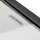 relaxdays Konsolentisch schwarz/transparent 110,0 x 30,0 x 70,0 cm, 1 St.