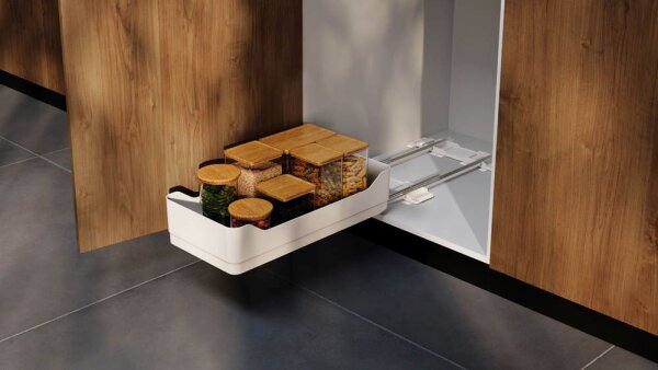 tesa KITCHEN BOTTOM PULL-OUT DET Schublade weiß 29,0 x 49,5 x 12,0 cm