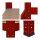relaxdays Schwerlastregal 10033049_0 rot/braun 70,0 x 30,0 x 150,0 cm