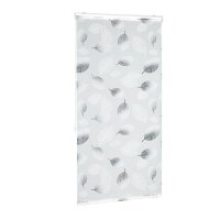 relaxdays Duschrollo Blätter 80,0 x 240,0 cm
