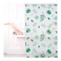 relaxdays Duschrollo Blätter 100,0 x 240,0 cm