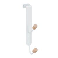 relaxdays Türhaken mit 5 Haken weiß, 5 St.  (...