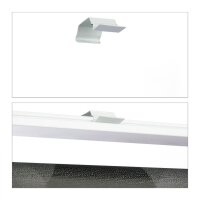 relaxdays Duschrollo schwarz, grau 80,0 x 240,0 cm