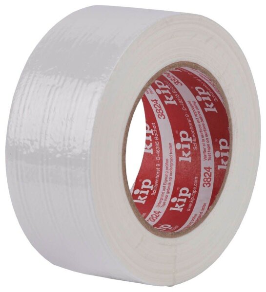 kip® Steinband 3824 Gewebeband weiß 50,0 mm x 50,0 m 1 St.